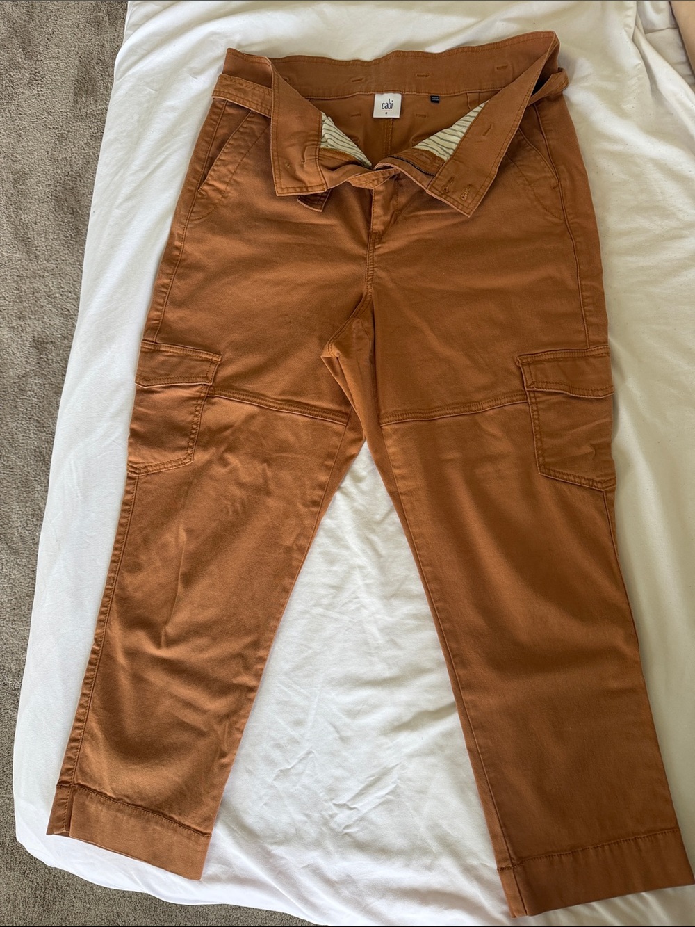 CAbi Burnt Orange Utility Cargo Pants